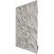 Ekena Millwork 19 5/8in. W x 19 5/8in. H Leto EnduraWall Decorative 3D Wall Panel Covers 2.67 Sq. Ft. WP20X20LTBCO - alternate 3